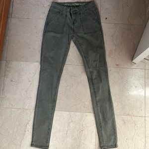 Army Green Skinny Jeans